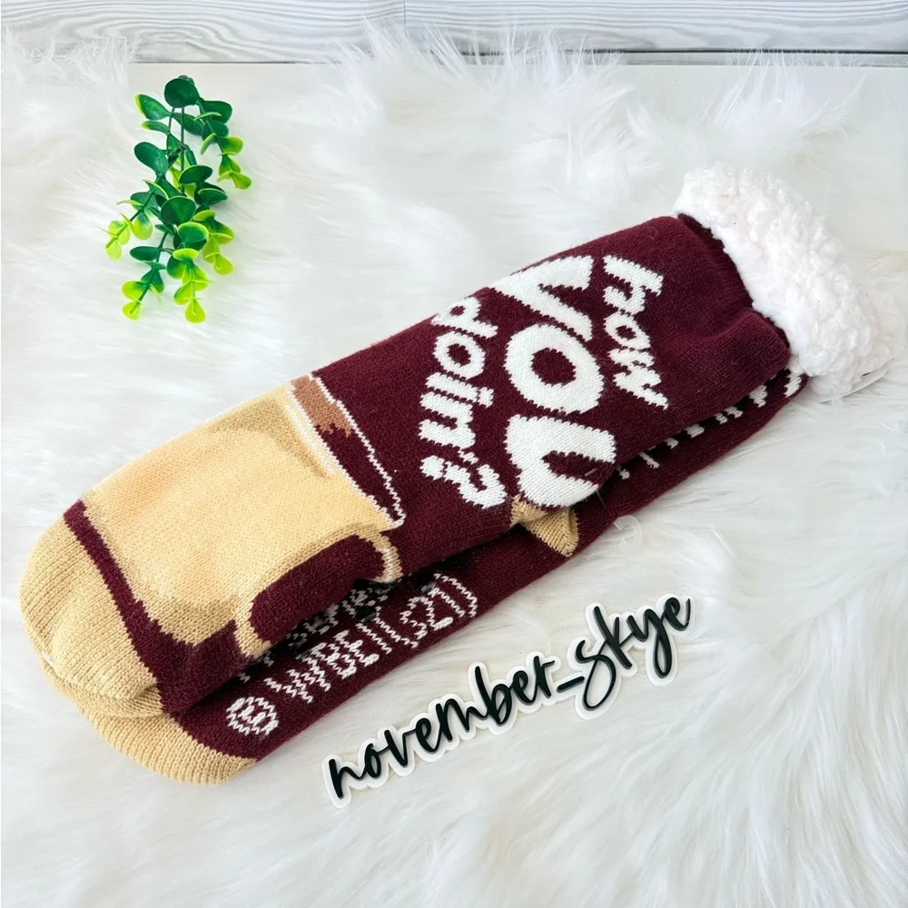 FRIENDS‎ “How you doin?” Sherpa Lined Socks